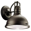 Hatteras Bay 9.5 1 Light Indoor/Outdoor Wall Sconce with Clear Fresnel Lens in Olde Bronze