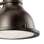 Hatteras Bay 8 1 Light Exterior Wall Light with Clear Fresnel Lens Olde Bronze