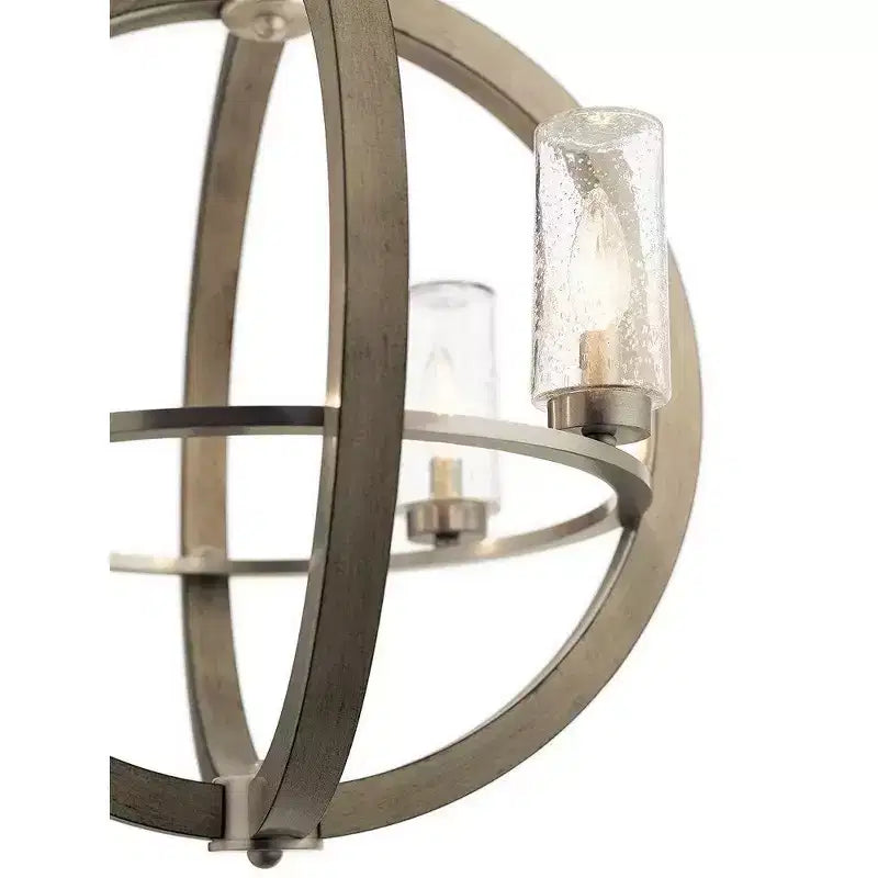 Grand Bank 20 4 Light Chandelier Distressed Antique Gray
