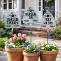 The Lakeside Collection Humorous Shovel Garden Stakes - Set of 3 -