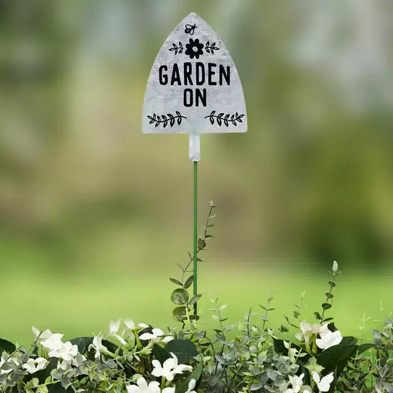 The Lakeside Collection Humorous Shovel Garden Stakes - Set of 3 -