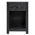 End Table with Drawer and Shelf 2 Tier Side Table Storage Cabinet Side Table with Drawer End Table with Storage