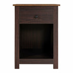 End Table with Drawer and Shelf 2 Tier Side Table Storage Cabinet Side Table with Drawer End Table with Storage