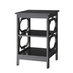 Convenience Concepts Omega End Table with Shelves