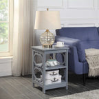 Convenience Concepts Omega End Table with Shelves