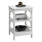 Convenience Concepts Omega End Table with Shelves