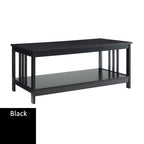 Convenience Concepts Mission Coffee Table with Shelf