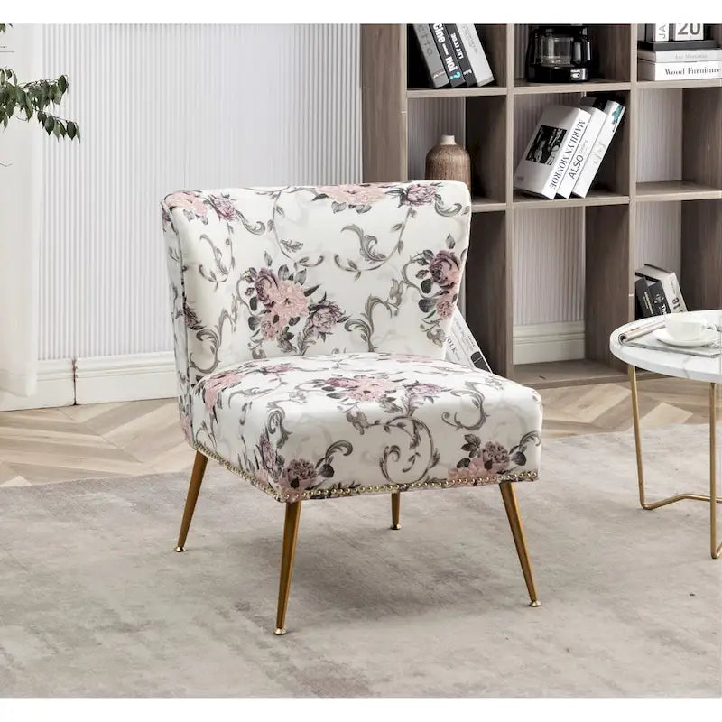 Friant 25W Microfiber Upholstered Slipper Chair