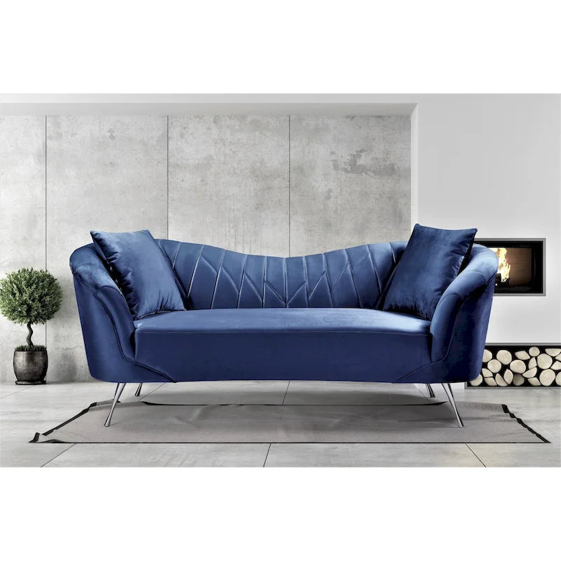 Flores Velvet Sofa