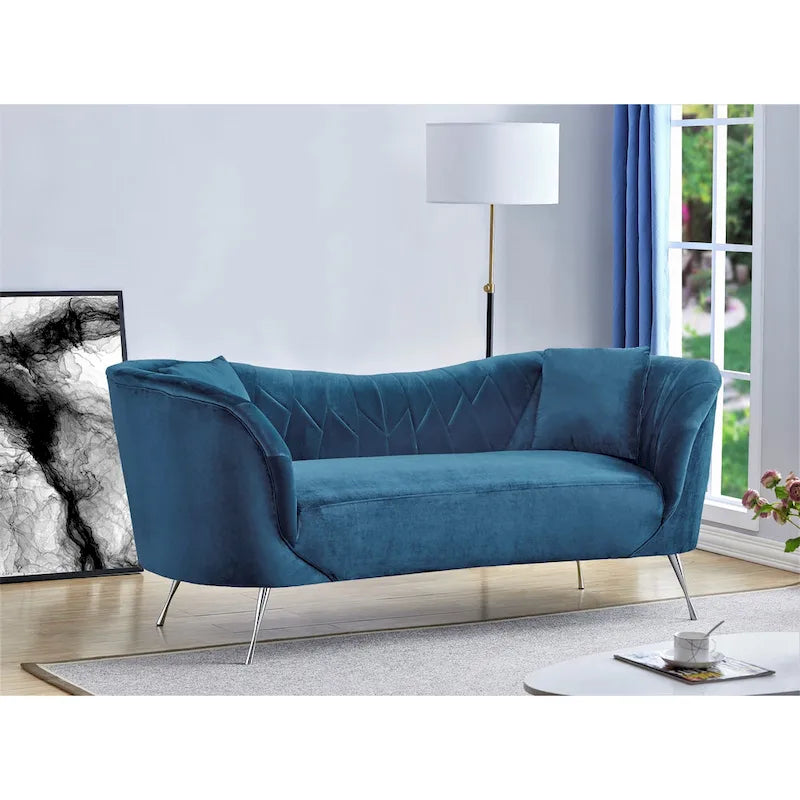 Flores Velvet Sofa