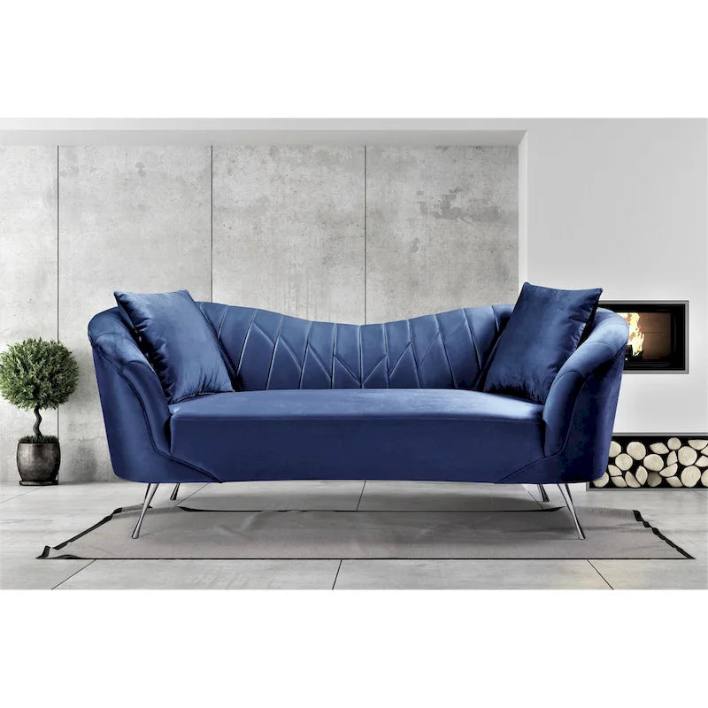 Flores Velvet Sofa