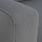 Ally Polyester Mid-Century Arm Chair