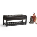 WYNDENHALL Riley 43 inch Wide Rectangle Ottoman Bench - 43 W x 17 D x 19 H