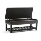 WYNDENHALL Riley 43 inch Wide Rectangle Ottoman Bench - 43 W x 17 D x 19 H