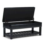 WYNDENHALL Riley 43 inch Wide Rectangle Ottoman Bench - 43 W x 17 D x 19 H