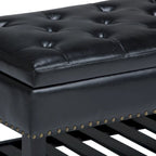 WYNDENHALL Riley 43 inch Wide Rectangle Ottoman Bench - 43 W x 17 D x 19 H