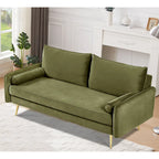 Villeda 70W Polyester Square Arms Sofa