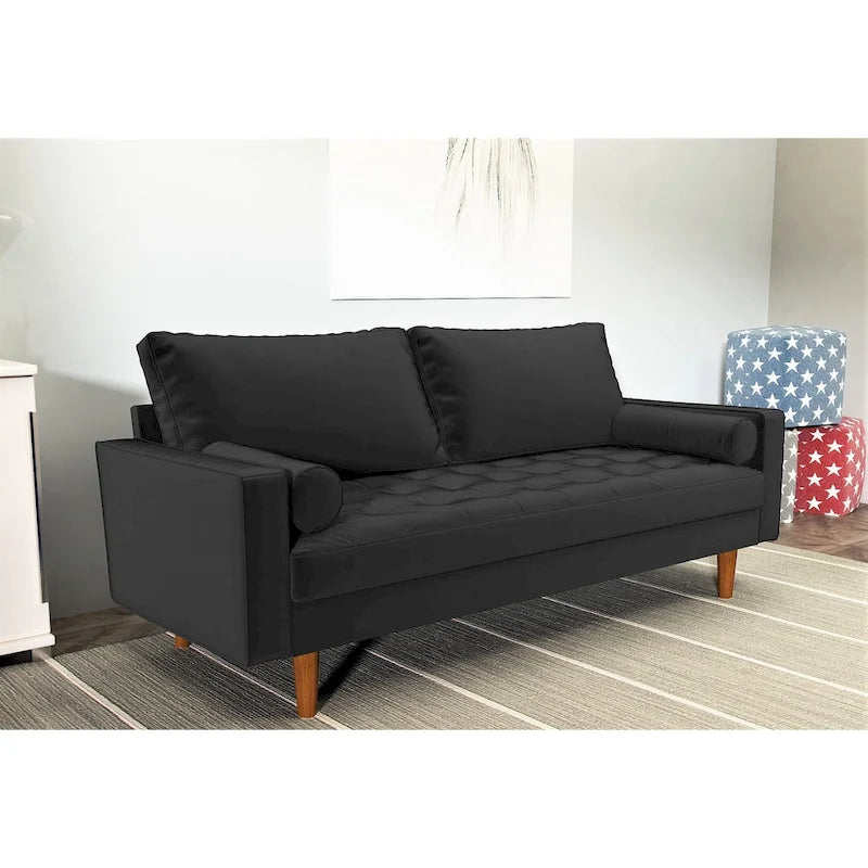 Mac Velvet Mid-century Style Sofa
