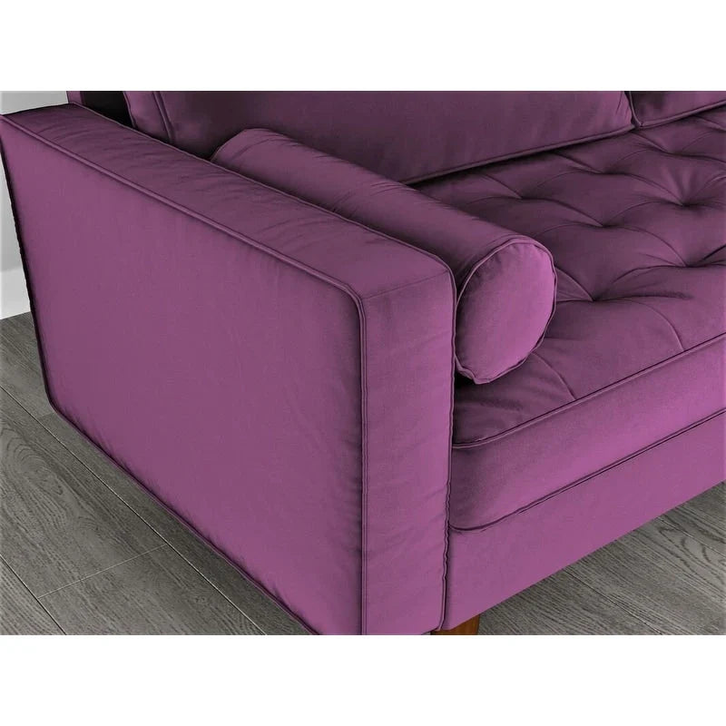 Mac Velvet Mid-century Style Sofa