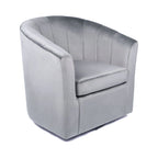 Carson Carrington Junsele Velvet Upholstery Swivel Accent Club Chair