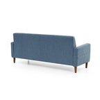 ADAIR Modern Tufted Linen Sofa with Armrest Pockets by Crown Comfort
