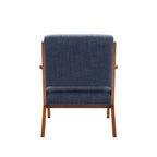 Porthos Home Earla Tufted Fabric Accent Chair with Wooden Legs and Armrests