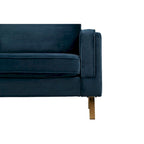 Green velvet Arm Chair With Golden Finish legs