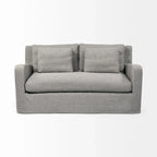 Denly I Beige Slipcover Two Seater Sofa