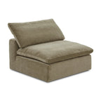 Aurelle Home Corbin Modern Modular Sectional Piece - Slipper Chair