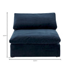 Aurelle Home Corbin Modern Modular Sectional Piece - Slipper Chair