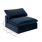 Aurelle Home Corbin Modern Modular Sectional Piece - Slipper Chair