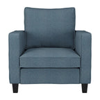 2 Piece Georgia Accent Chair with Ottoman Set