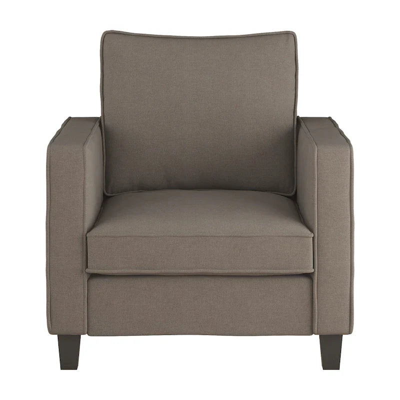 2 Piece Georgia Accent Chair with Ottoman Set