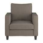 2 Piece Georgia Accent Chair with Ottoman Set