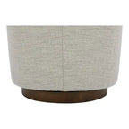 Aurelle Home Modern Upholsted Swivel Barrel Chair