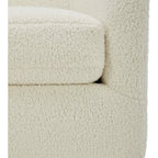 Aurelle Home Modern Upholsted Swivel Barrel Chair