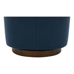 Aurelle Home Modern Upholsted Swivel Barrel Chair
