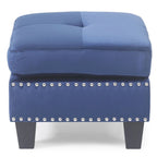 Copper Grove Meharrize Tufted Velvet Ottoman
