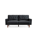 Feemster 69.3 Wide Velvet Tufted Cushion Back Sofa