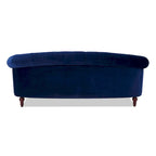 La Rosa 84 Mid-Century Modern Velvet Upholstered Chesterfield Tufted Sofa