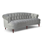 La Rosa 84 Mid-Century Modern Velvet Upholstered Chesterfield Tufted Sofa