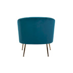 Porthos Home Skye Tufted Velvet Chrome Leg Accent Chair