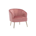 Porthos Home Skye Tufted Velvet Chrome Leg Accent Chair