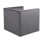 Madison Park Gayley Channel Tufted Swivel Armchair