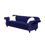 Living Room Sofa with Button Tufted Back