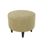 MJL Furniture Sophia Text2Olivia Round Upholstered Ottoman