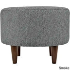 MJL Furniture Sophia Text2Olivia Round Upholstered Ottoman