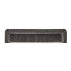 Knightsbridge Grey Extra Long Chesterfield Sofa by iNSPIRE Q Artisan
