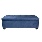 Sole Secret Obsession Button-tufted Linen Storage Bench