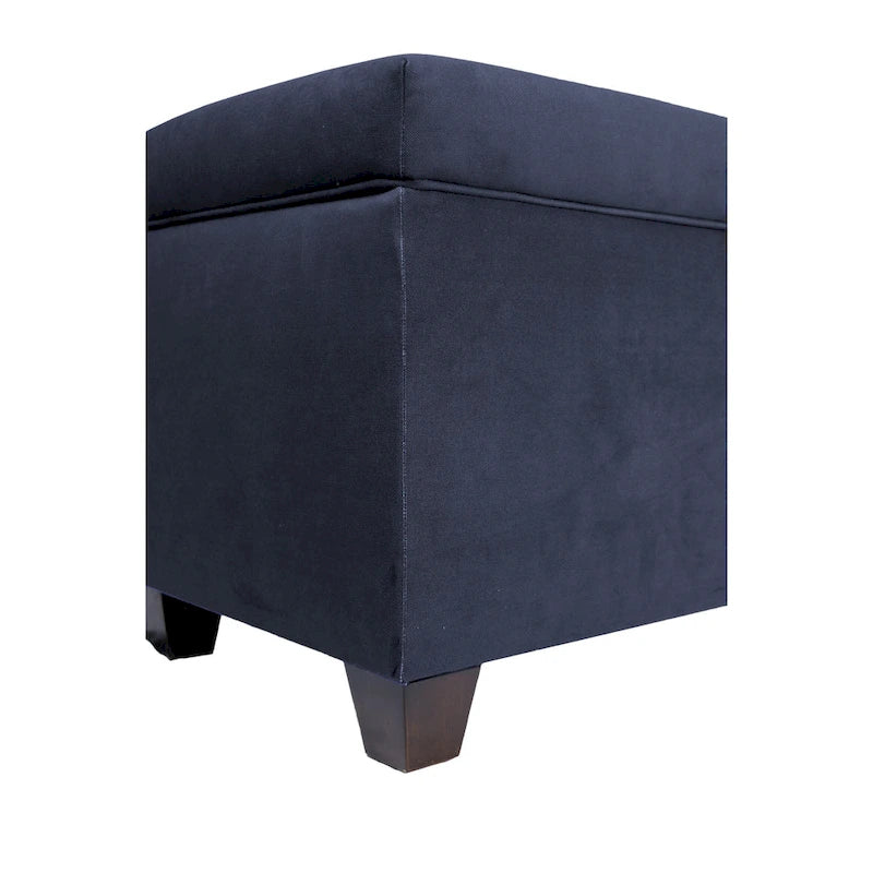 Sole Secret Obsession Button-tufted Linen Storage Bench